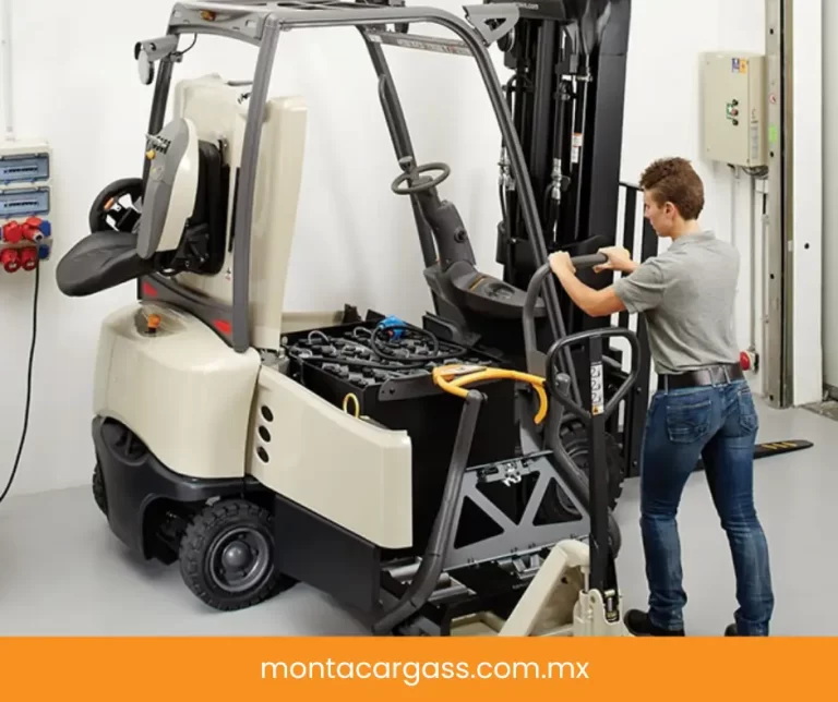 cuidado de baterías para montacargas